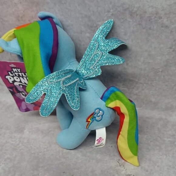 My Little Pony Plush 13" Rainbow Dash Blue Horse Stuffed Animal Toy 2017 - Picture 4 of 4